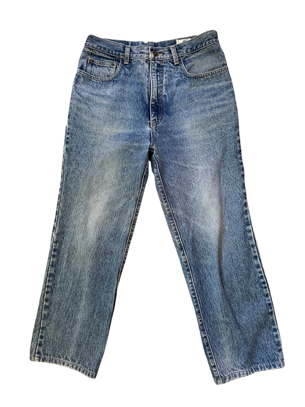 Vintage TEXWOOD Women’s Size 32 Acid Wash Blue Jeans Straight Leg Relaxed Fit